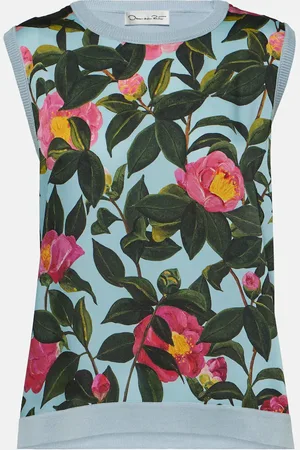 Oscar de la Renta Floral vest