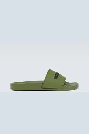 Balenciaga Pool logo rubber slides
