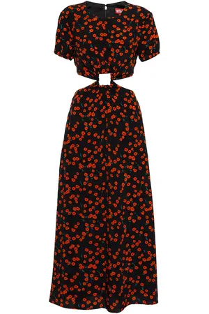 Staud Floral printed maxi dress