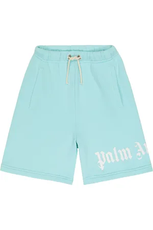 Palm Angels Logo cotton shorts