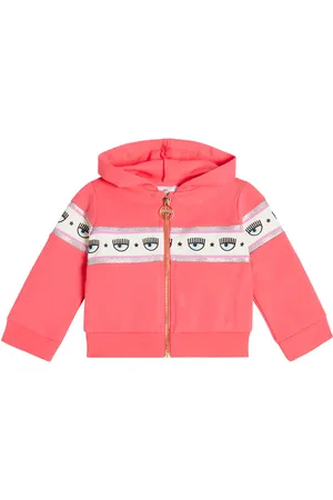 MONNALISA X Chiara Ferragni Baby cotton-blend jersey hoodie