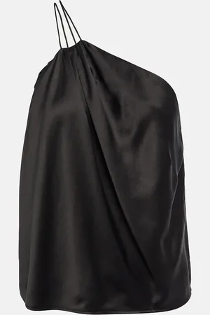 The Sei One-shoulder silk satin top