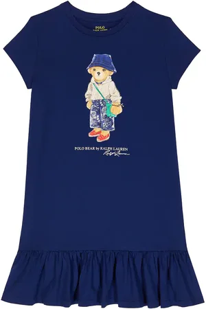 Ralph Lauren Polo Bear cotton jersey dress