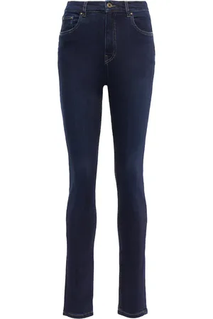 Y / PROJECT Paneled high-rise skinny jeans