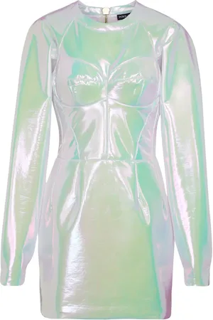 Dolce & Gabbana Holographic jersey minidress
