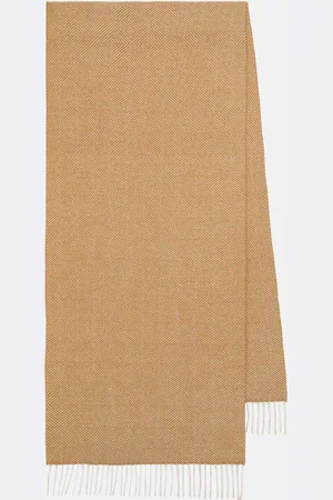 Loro Piana Turati herringbone cashmere scarf