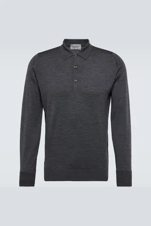 JOHN SMEDLEY Cotswold long-sleeved polo shirt
