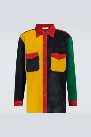 WALES BONNER Notting Hill patchwork shirt