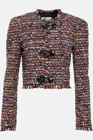 Isabel Marant Gradilia cropped wool-blend jacket