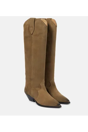 Isabel Marant Denvee suede cowboy boots