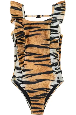 Molo Nathalie tiger-print swimsuit