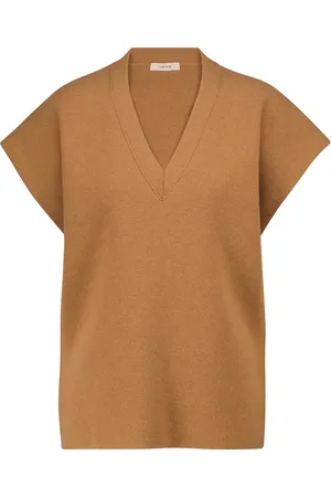 The Row Durante cashmere knit vest