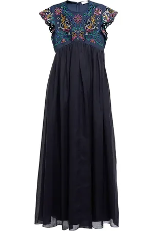 Chloé ChloÃ© Broderie anglaise cotton maxi dress