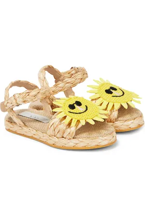 Stella McCartney AppliquÃ© raffia sandals