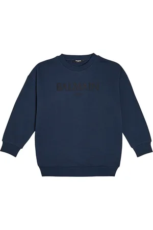Balmain Logo cotton jersey sweatshirt
