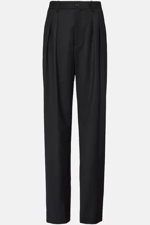 NILI LOTAN Etienne pleated virgin wool pants
