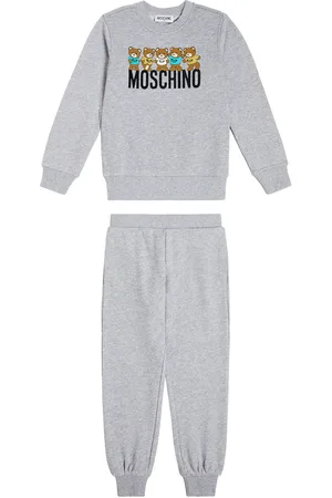 Moschino Cotton jersey sweatshirt and sweatpants set