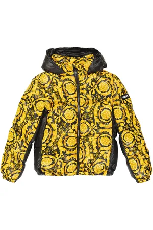 VERSACE Barocco print down jacket