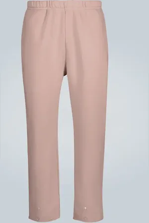 Les Tien Snap buttoned cotton sweatpants