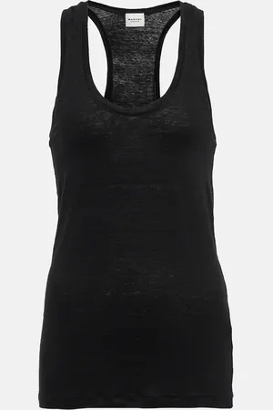 Marant Etoile Avien linen tank top