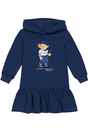Ralph Lauren Polo Bear cotton-blend sweater dress