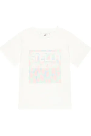 Stella McCartney Logo printed cotton jersey T-shirt