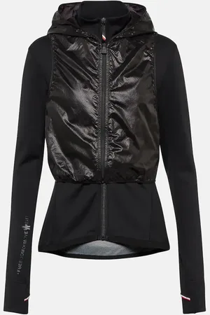 Moncler Technical jersey zip-up hoodie