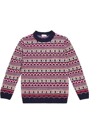 La Coqueta Mirlo Fair Isle wool-blend sweater