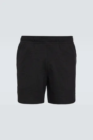 Burberry EKD jacquard cotton-blend shorts
