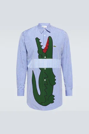 Comme des Garçons Comme des GarÃ§ons Shirt x Lacoste checked cotton shirt