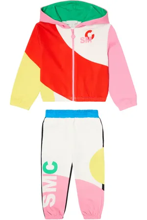 Stella McCartney Colorblocked cotton tracksuit