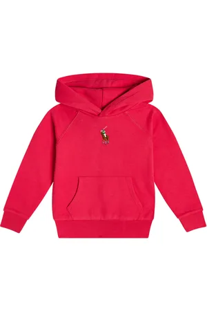 Ralph Lauren Embroidered cotton-blend jersey hoodie