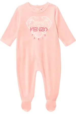 Kenzo Baby embroidered cotton-blend onesie