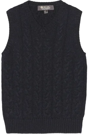 Loro Piana Downy Cables cashmere vest