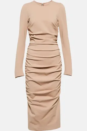 Dolce & Gabbana Ruched jersey midi dress