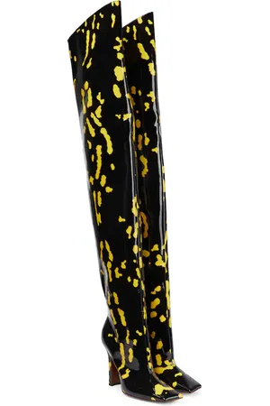 Vetements Patent leather over-the-knee boots