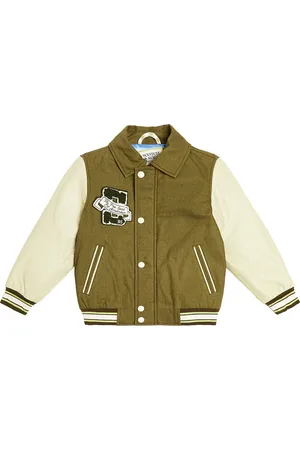 Scotch&Soda Logo cotton varsity jacket