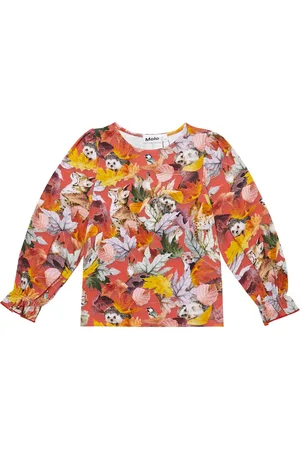 Molo Raina printed cotton-blend top