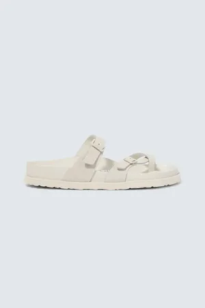 Birkenstock III Mayari suede and leather sandals