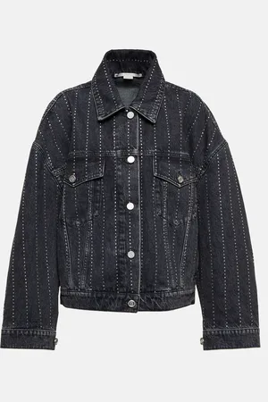 Stella McCartney Crystal-embellished denim jacket