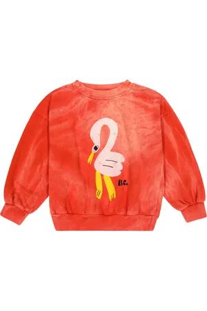 Bobo Choses Flamingo print cotton sweatshirt