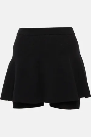 LIVE THE PROCESS Alba ribbed-knit skort