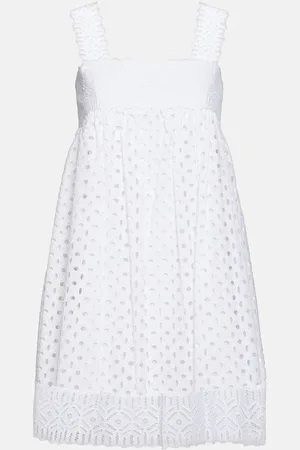 Tory Burch Cotton broderie anglaise minidress