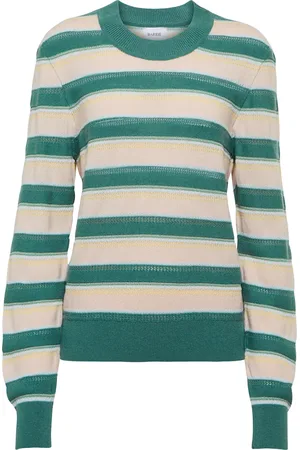 Barrie Striped cashmere and cotton sweater