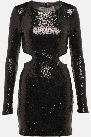 Staud Dolce sequined nylon minidress