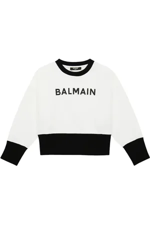 Balmain Logo printed cotton sweatshirt