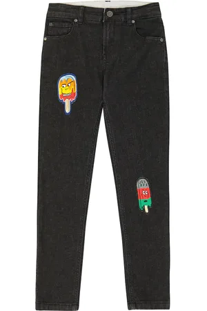 Stella McCartney Ice cream-appliquÃ©d jeans