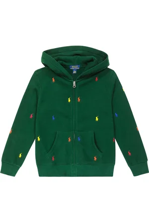 Ralph Lauren Cotton-blend jersey hoodie