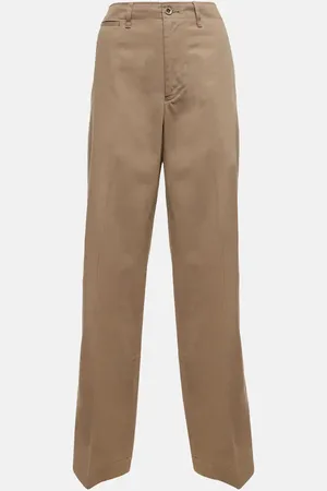 VISVIM High-rise cotton pants
