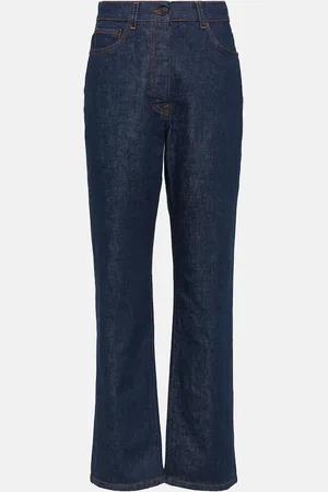 The Row Borjis high-rise straight jeans